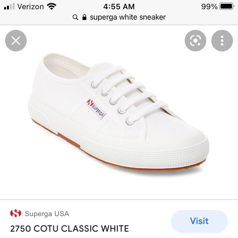 Superga cotu sneaker size 40